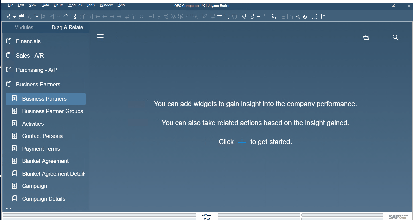 SAP Business One InDepth Review Navigation Through The SAP B1