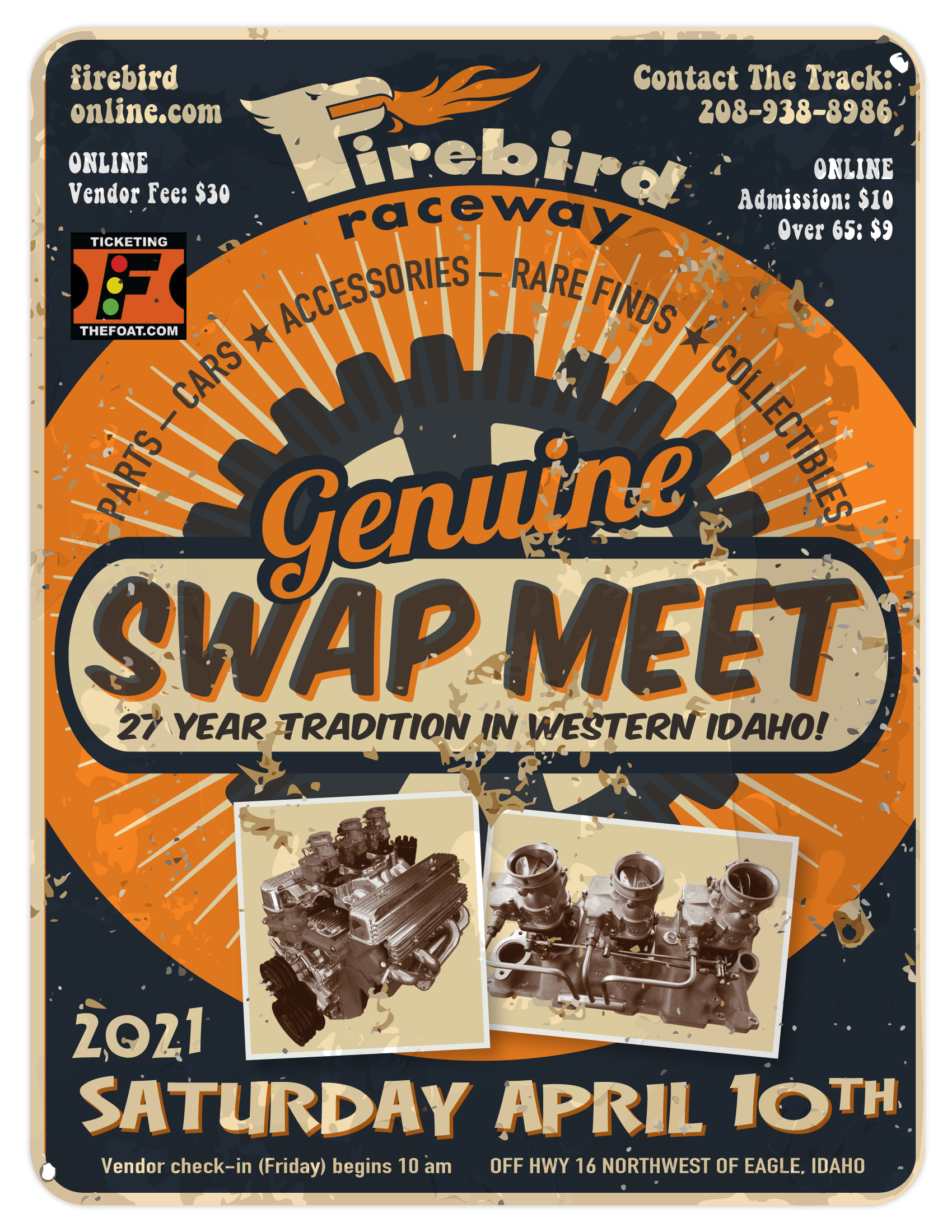 SWAP MEET SET FOR APRIL 10 Firebird Raceway