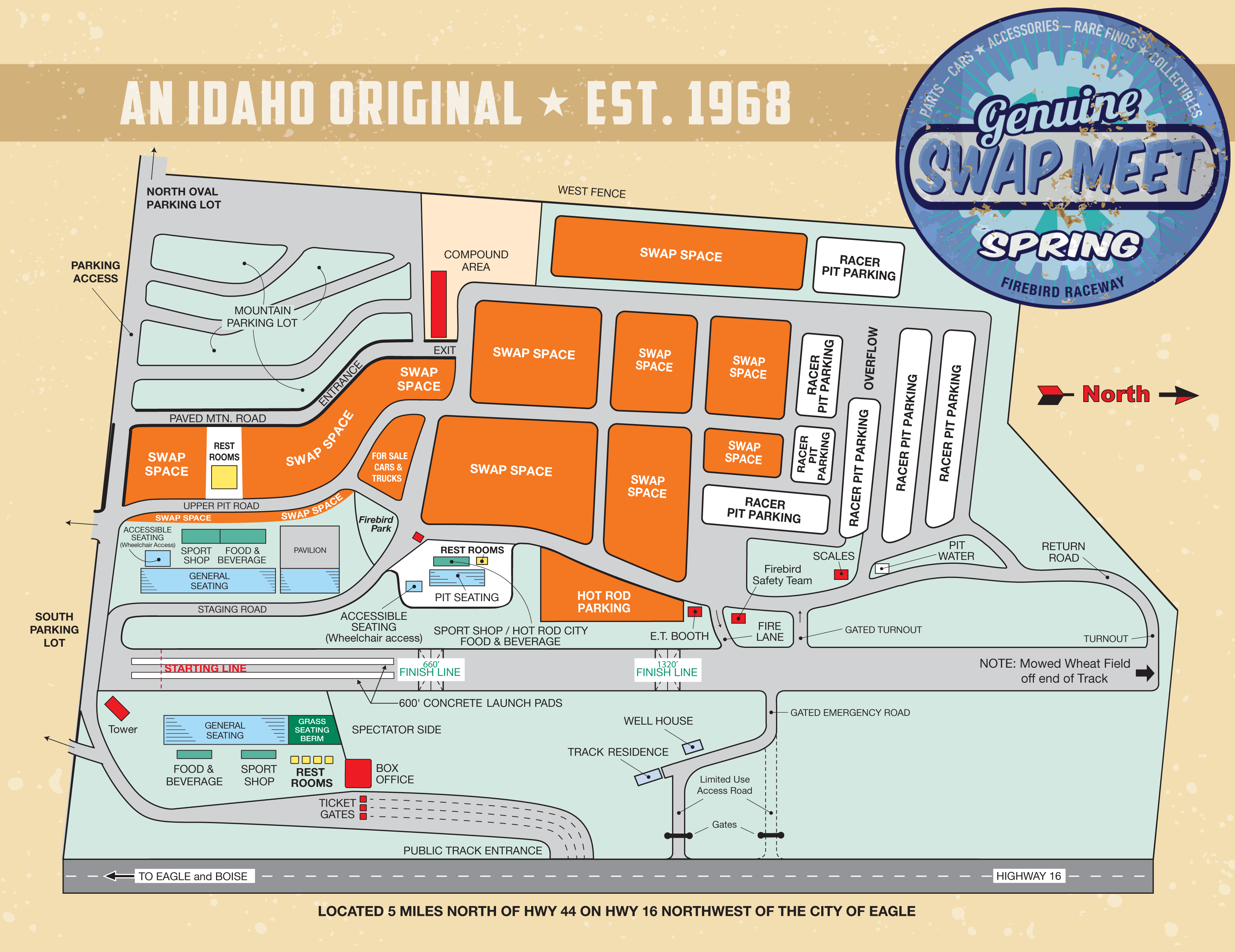 Spring Automotive Swap Meet & Warm Up April 13 Firebird