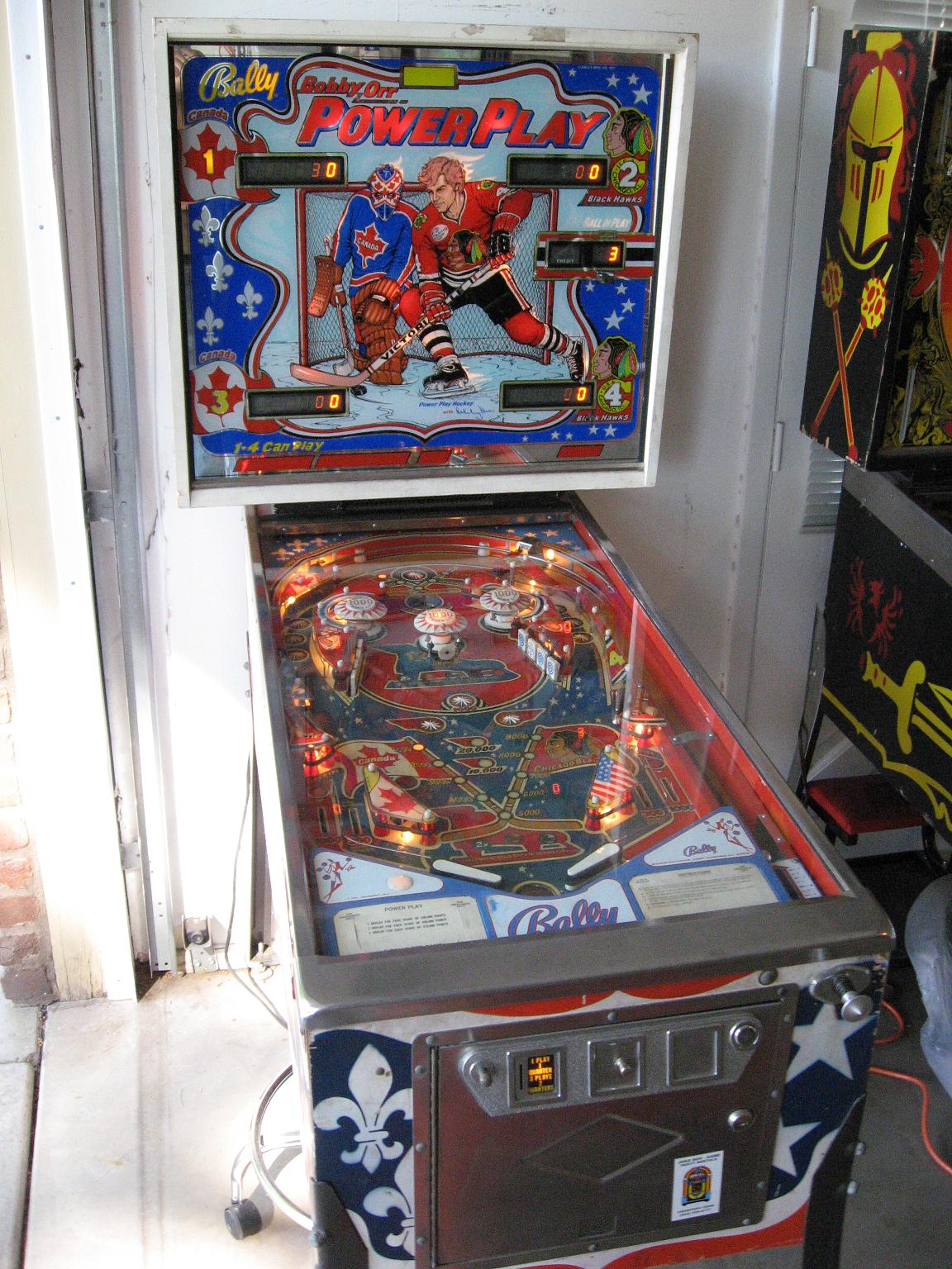 Bobby Orr Power Play Firebird Pinball Phoenix Arizona Pinball Repair