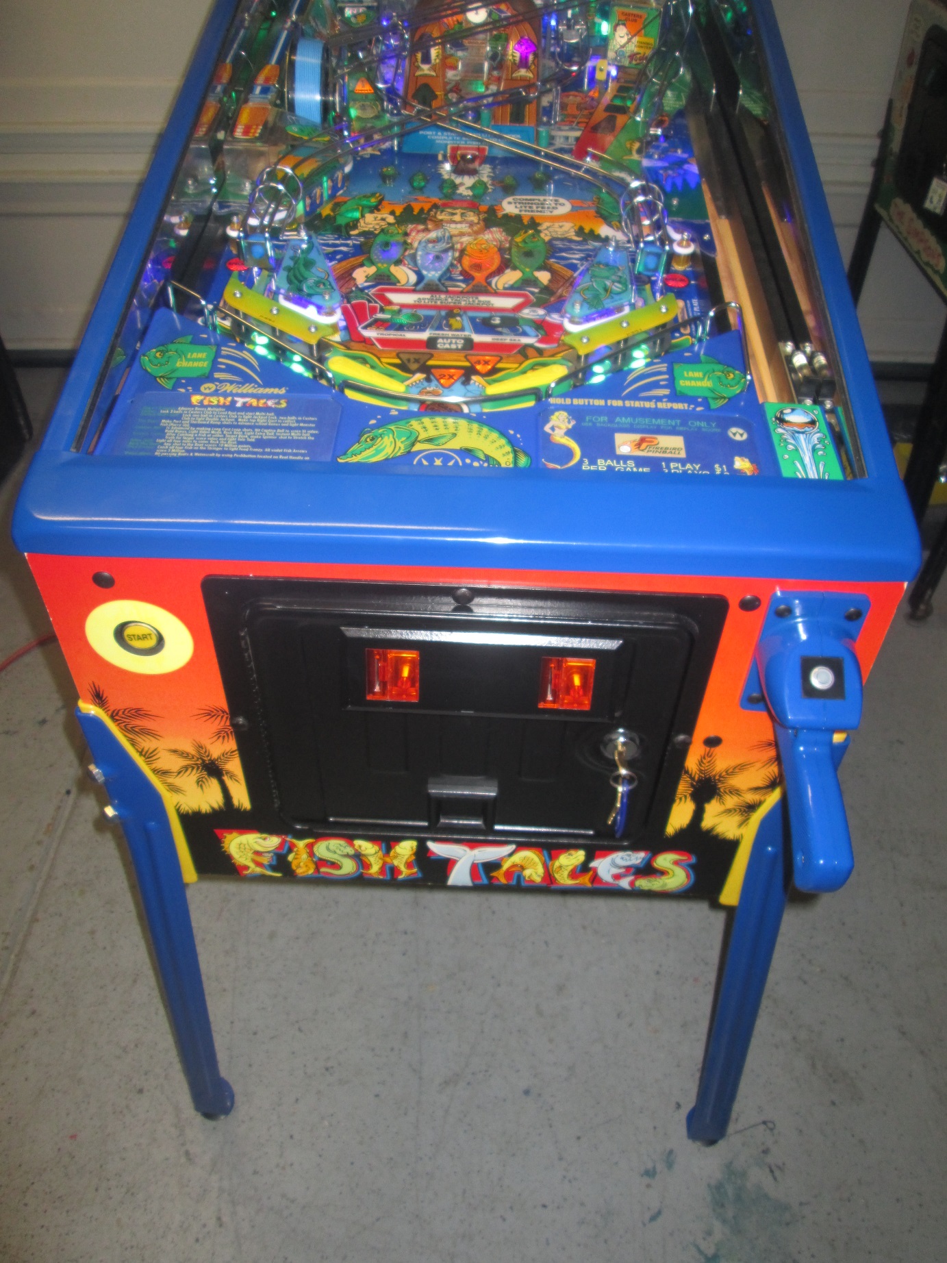 Finished Fish Tales Firebird Pinball Phoenix Arizona Pinball Repair