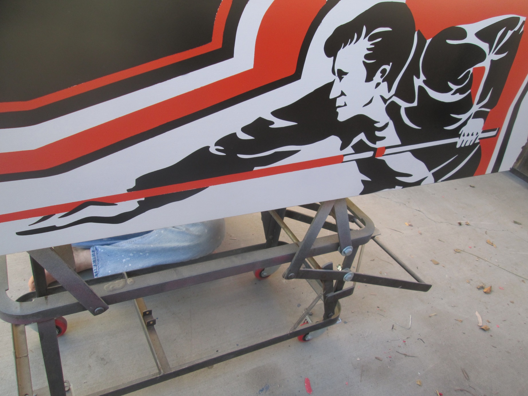 Eight Ball Stencil Firebird Pinball