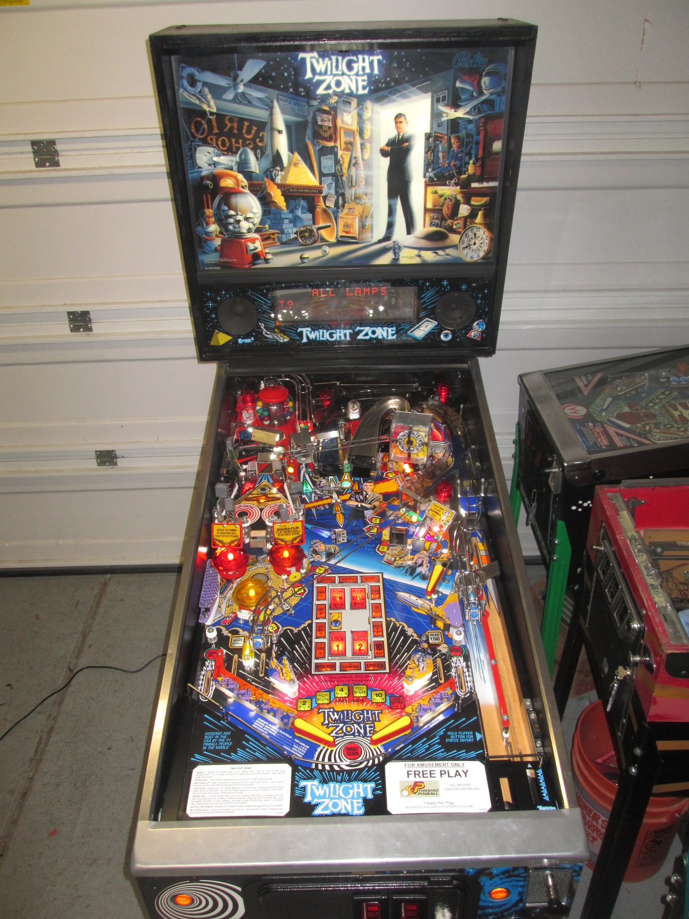 Twilight Zone is Going Home Firebird Pinball Phoenix Arizona