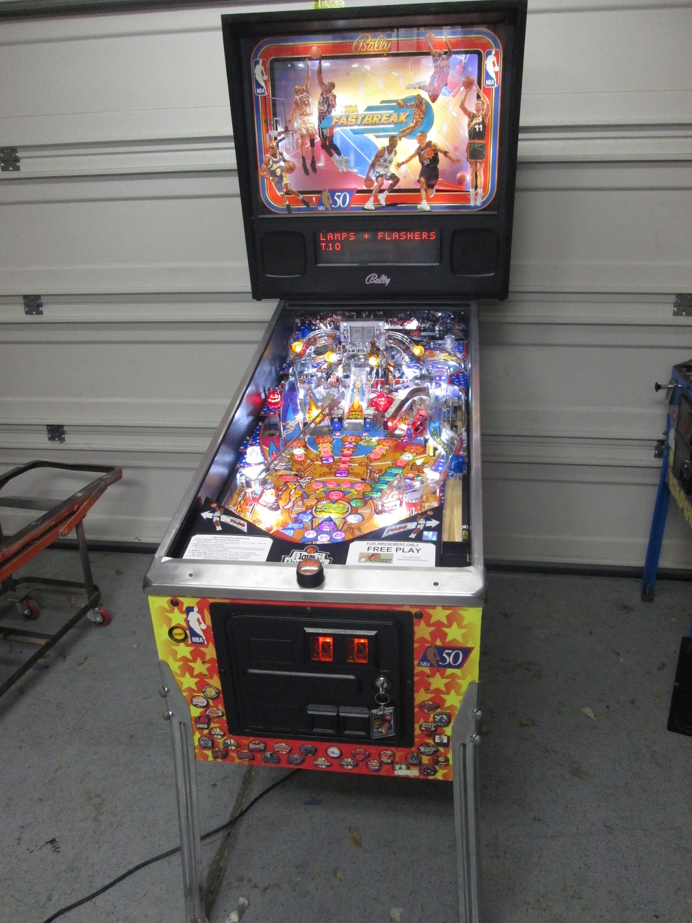 NBA Fast Break is a Winner Firebird Pinball Phoenix Arizona Pinball