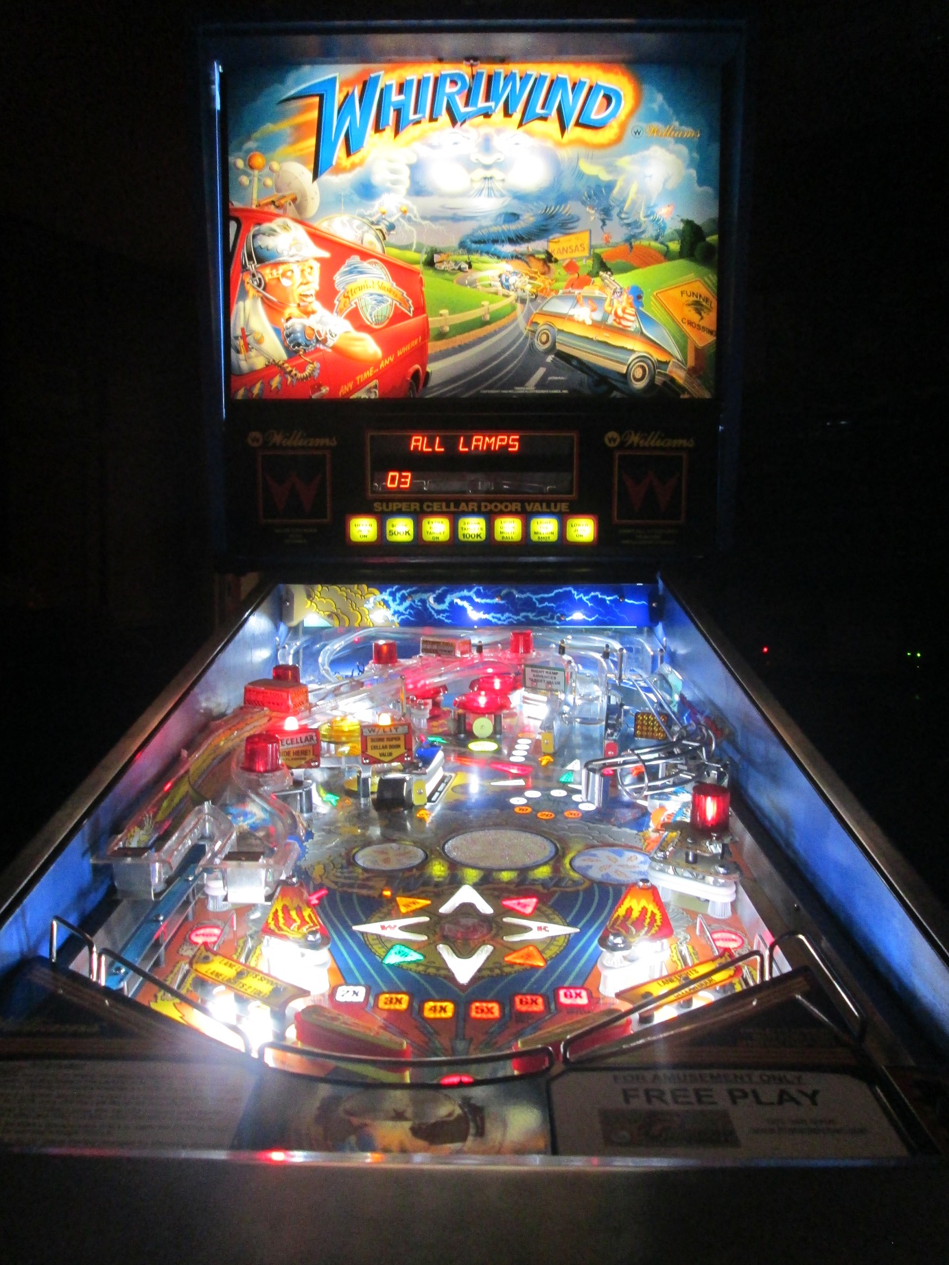 Whirlwind is Wonderful Firebird Pinball