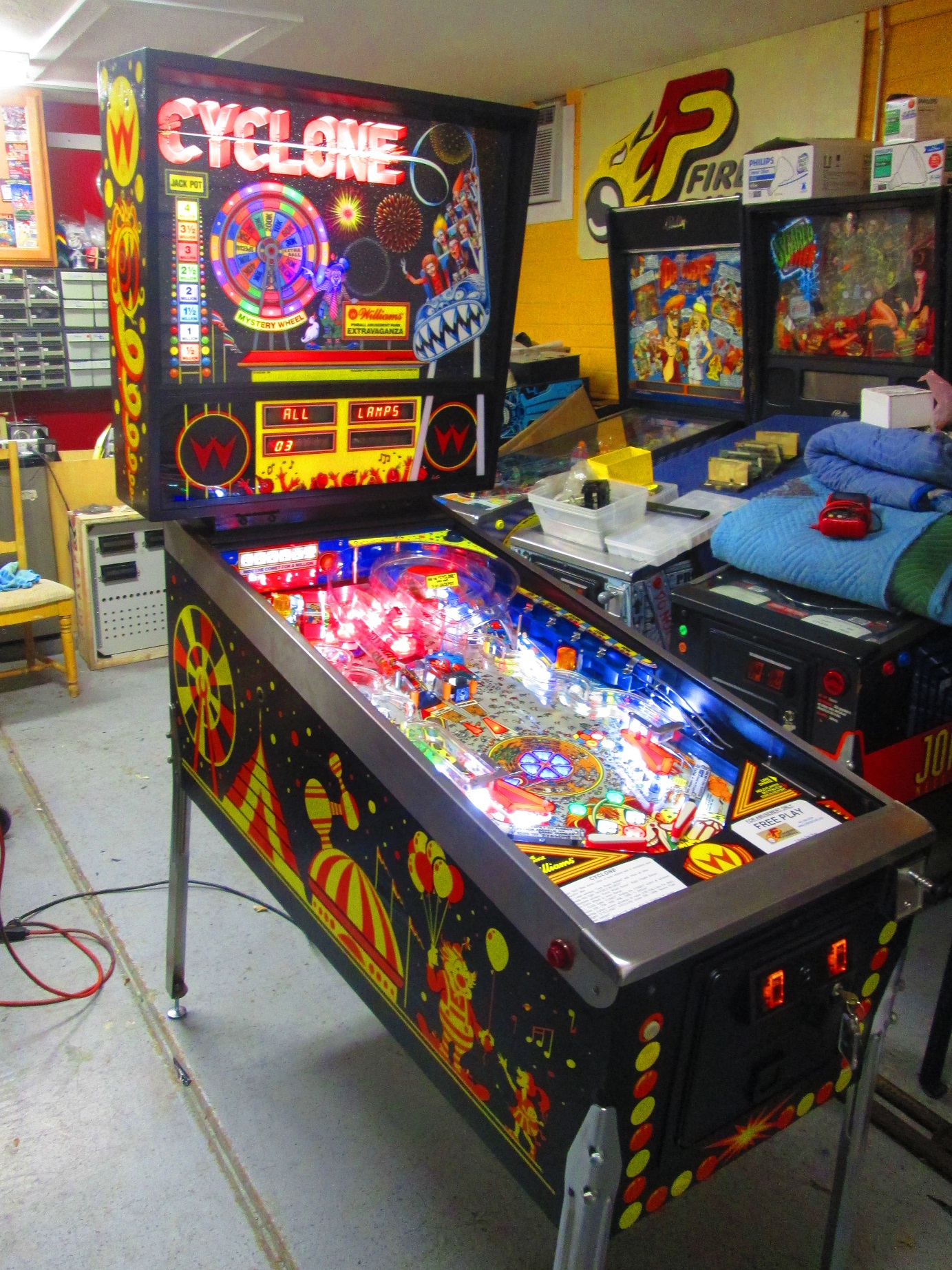 Cyclone Looks Great! Firebird Pinball
