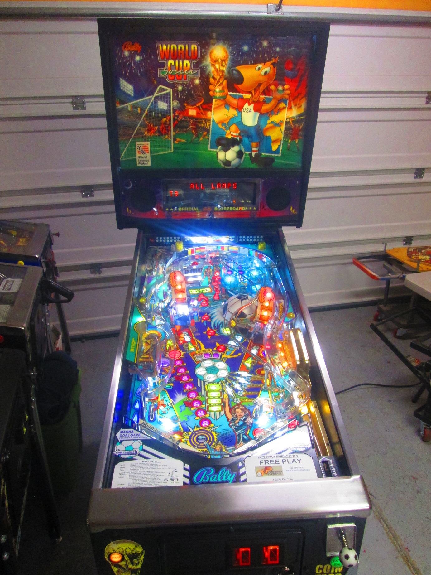 World Cup Soccer 94 is Wonderful! Firebird Pinball