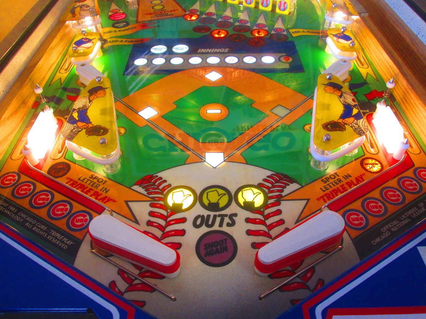 Chicago Cubs Pinball Forever! Firebird Pinball