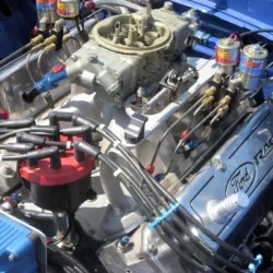 Small Block Ford 302 with 135° Boots - FireCore50 Spark Plug Wire Set