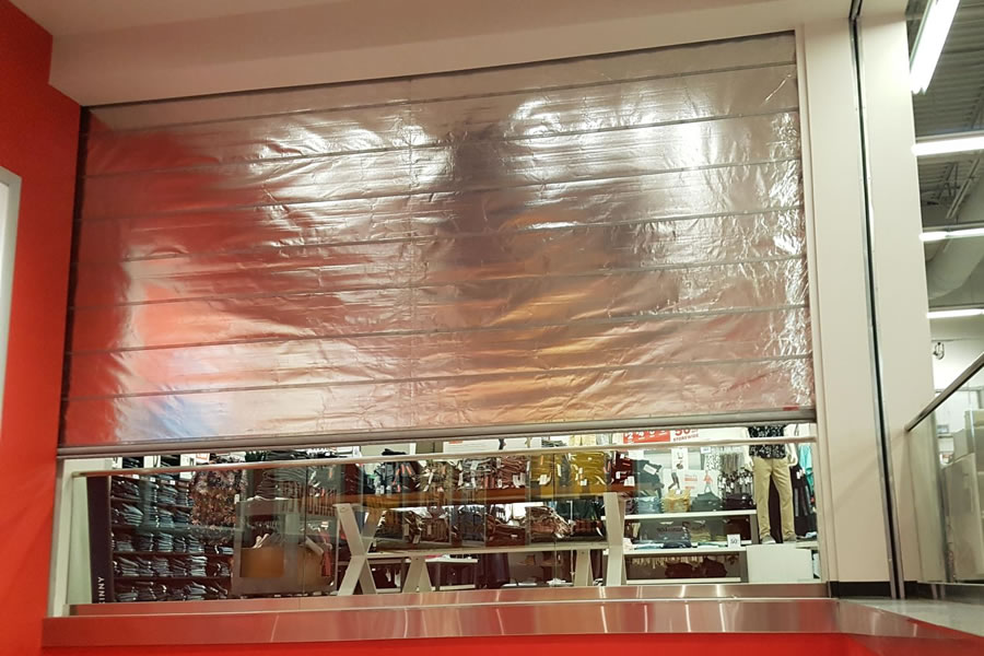 Fire Curtain with Hose Stream Test Fabric Fire Shutter Fire Curtain U