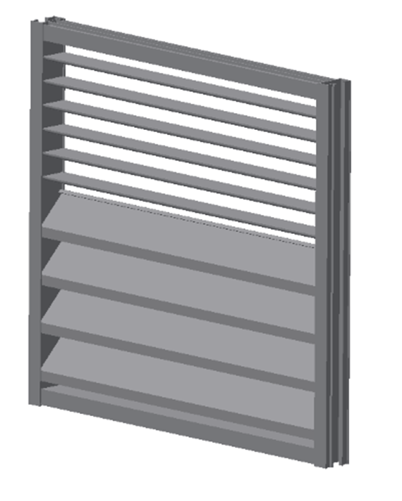 2 Inch Intake/Exhaust Combo Louver Lloyd Industries