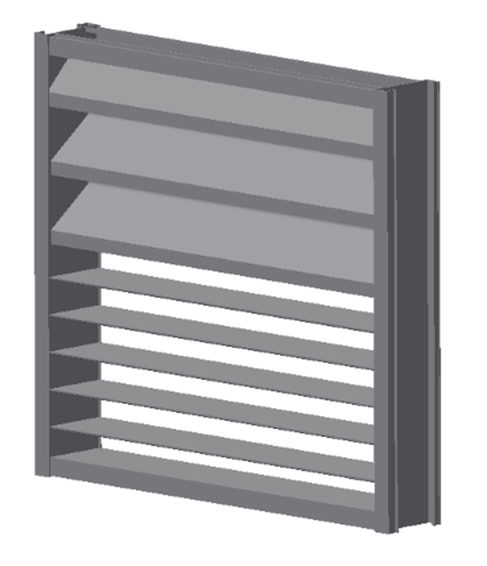 4 Inch Intake/Exhaust Combo Louver Lloyd Industries