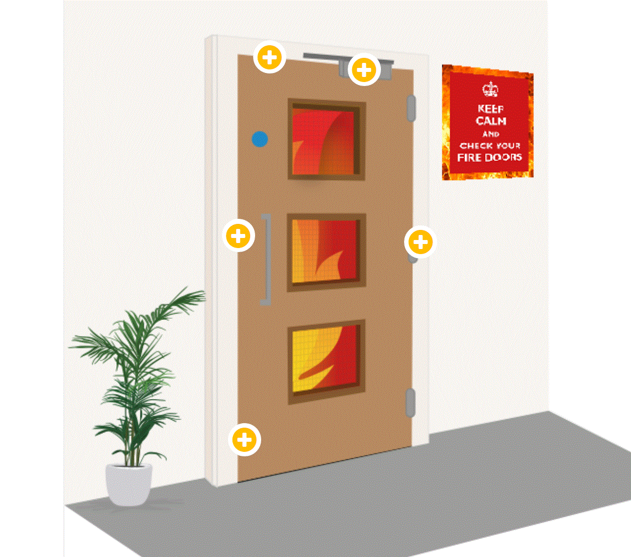 Do the 5 Step Check new interactive fire door checker gives power to