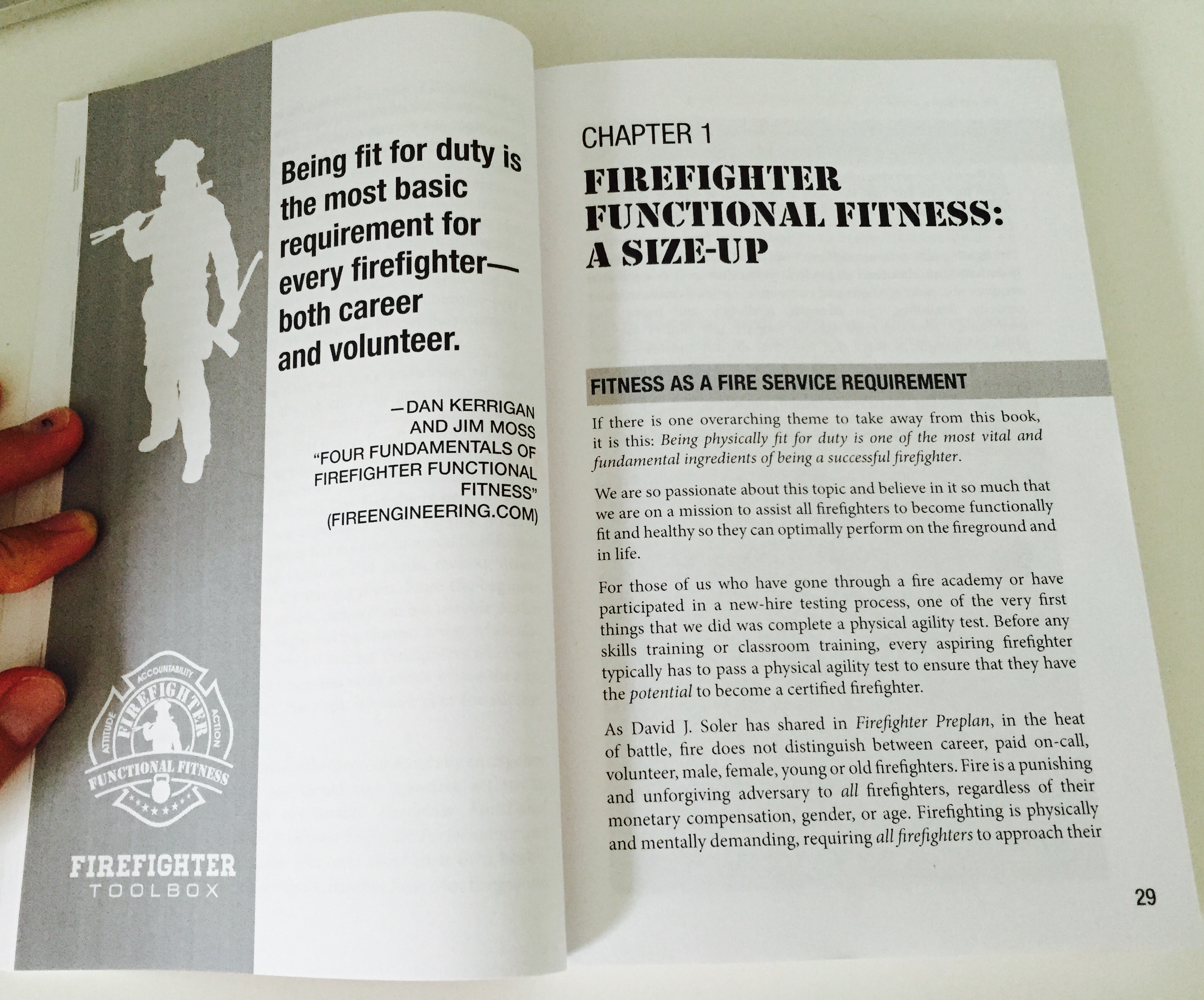 Firefighter Functional Fitness Paperback Book