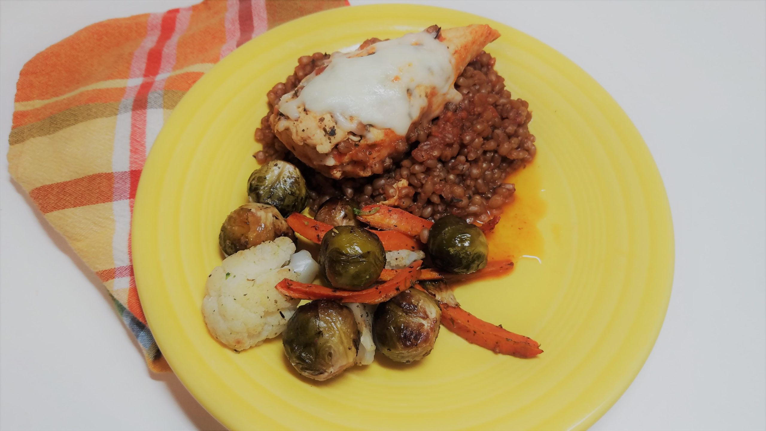 Chicken Mozarella and Wheat Berries Firefly Fields