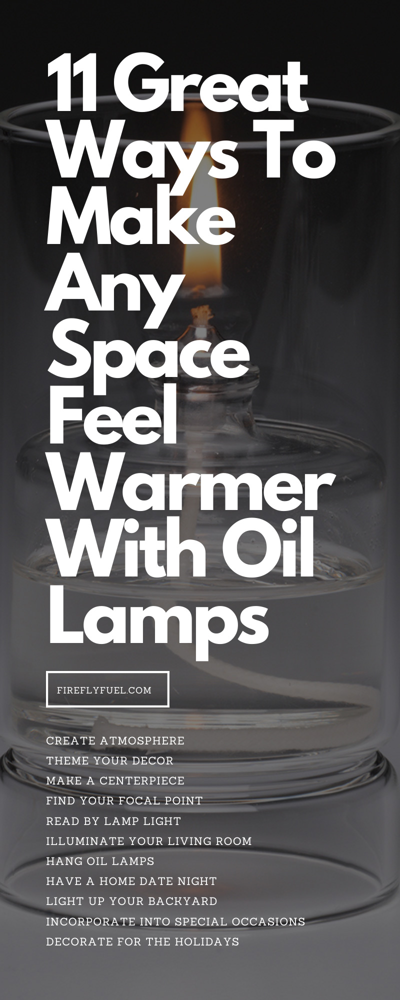 11 Ways to Make a Room Warmer with Decorative Oil Lamps