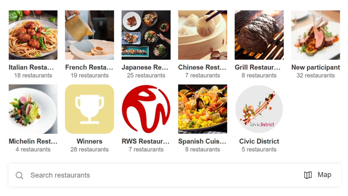 It's homework time again Singapore Restaurant Week Spring 2023