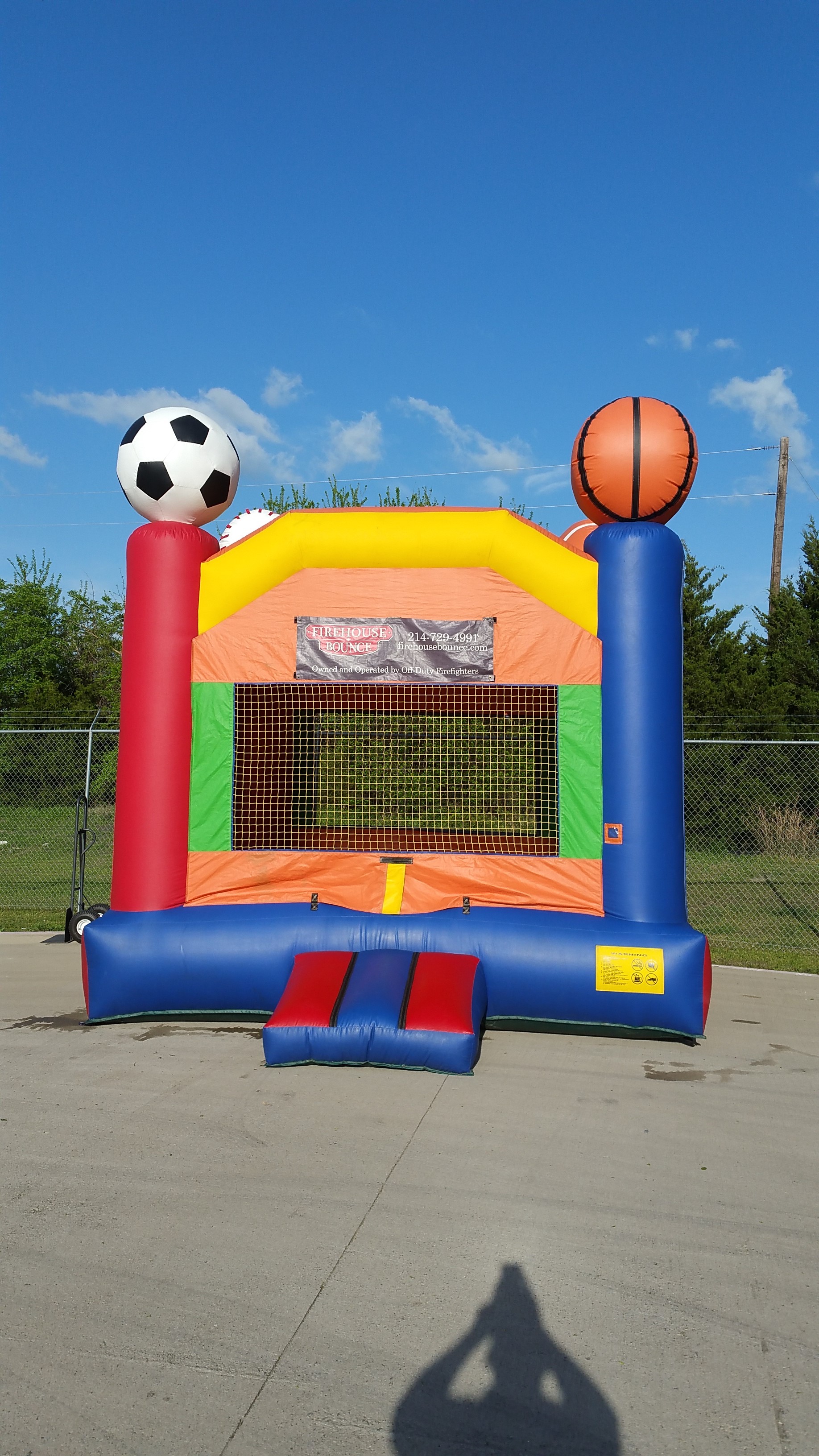 sports bounce house for rent Firehouse Bounce
