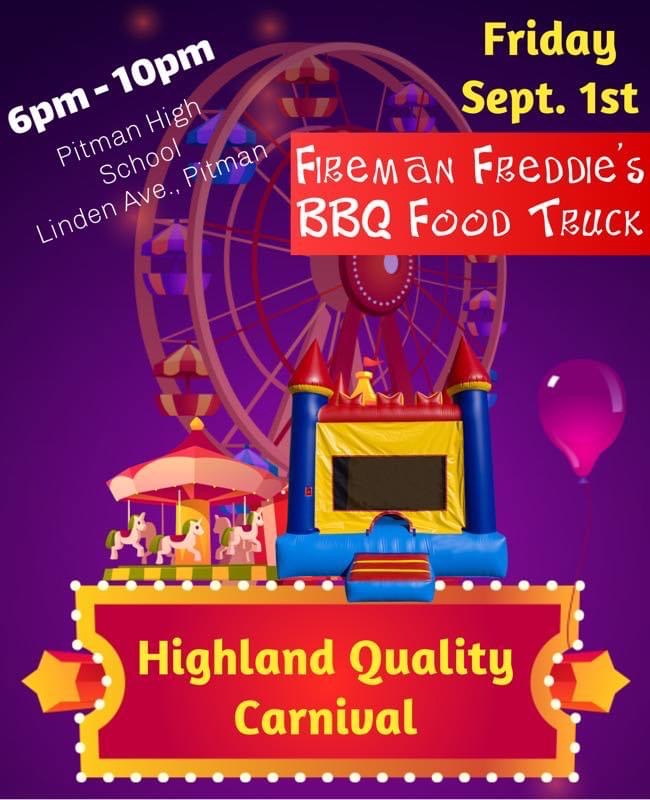 Highland Fire Company Carnival Fireman Freddie's BBQ