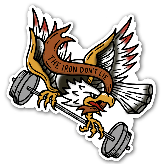 FTFF Iron Eagle Logo 4" Sticker — Fireman Up