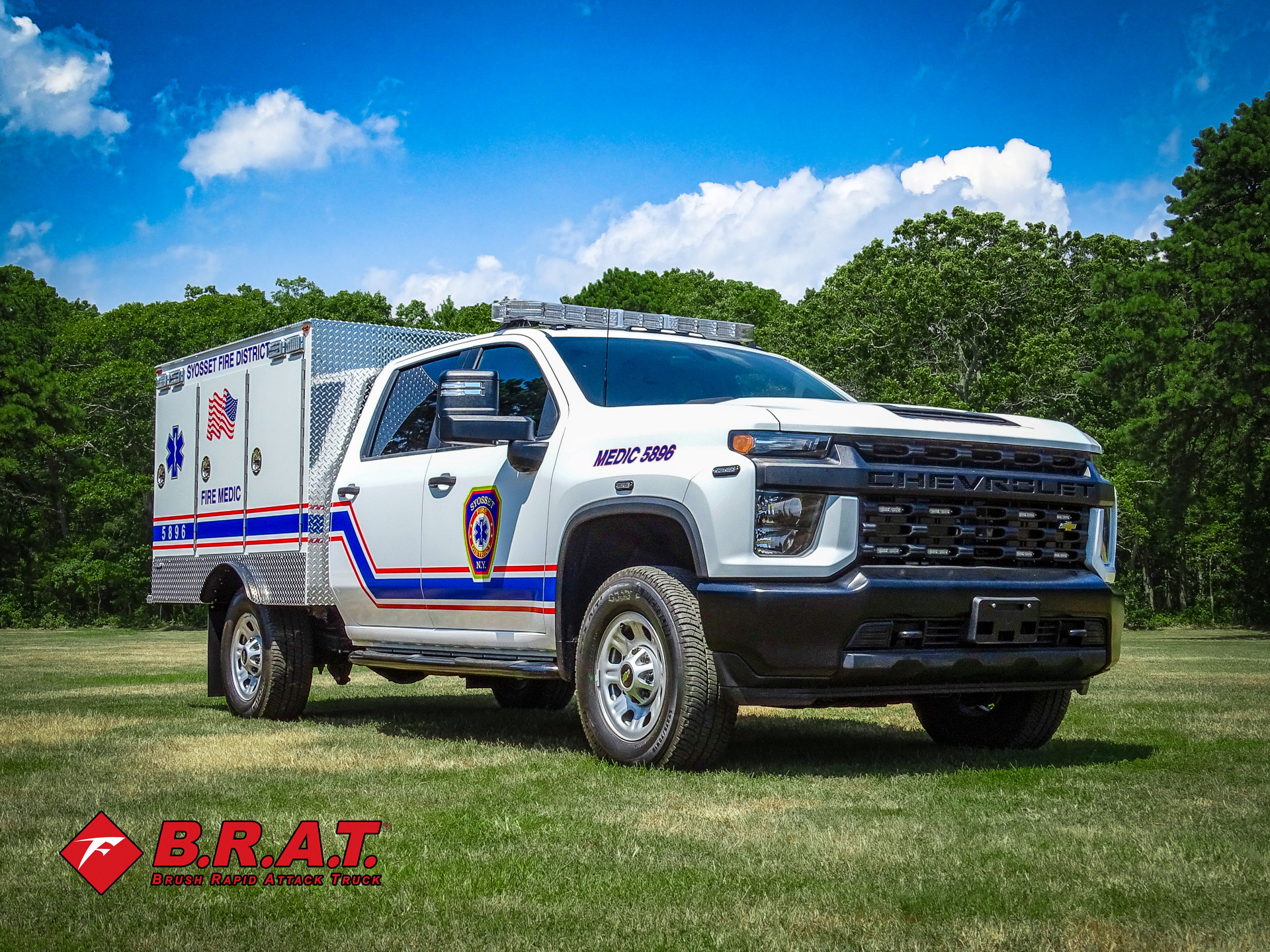 B.R.A.T. Truck Delivery for Syosset FD