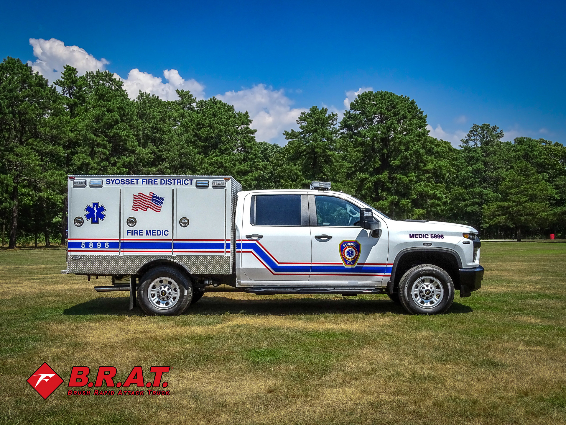 B.R.A.T. Truck Delivery for Syosset FD