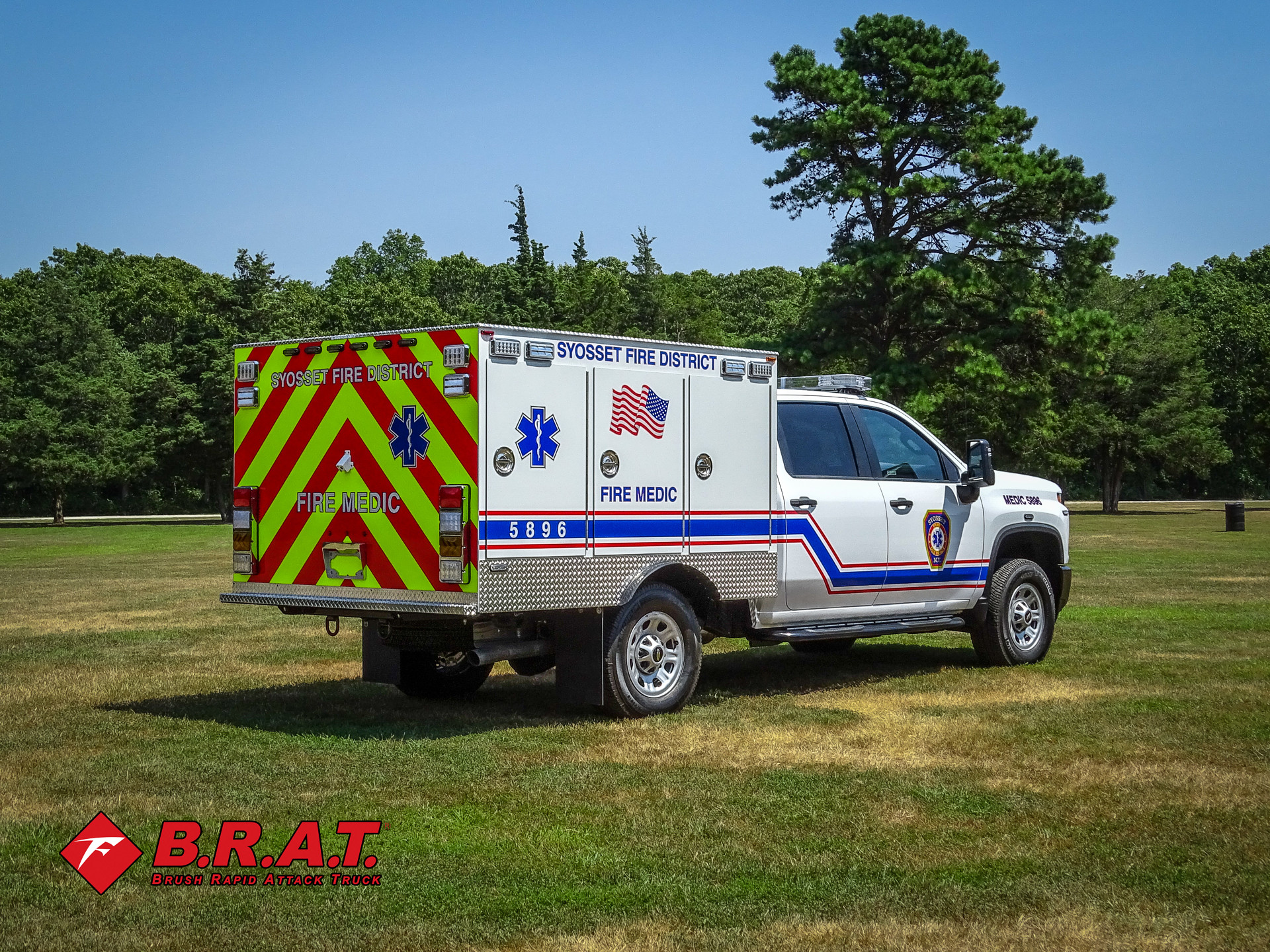 B.R.A.T. Truck Delivery for Syosset FD