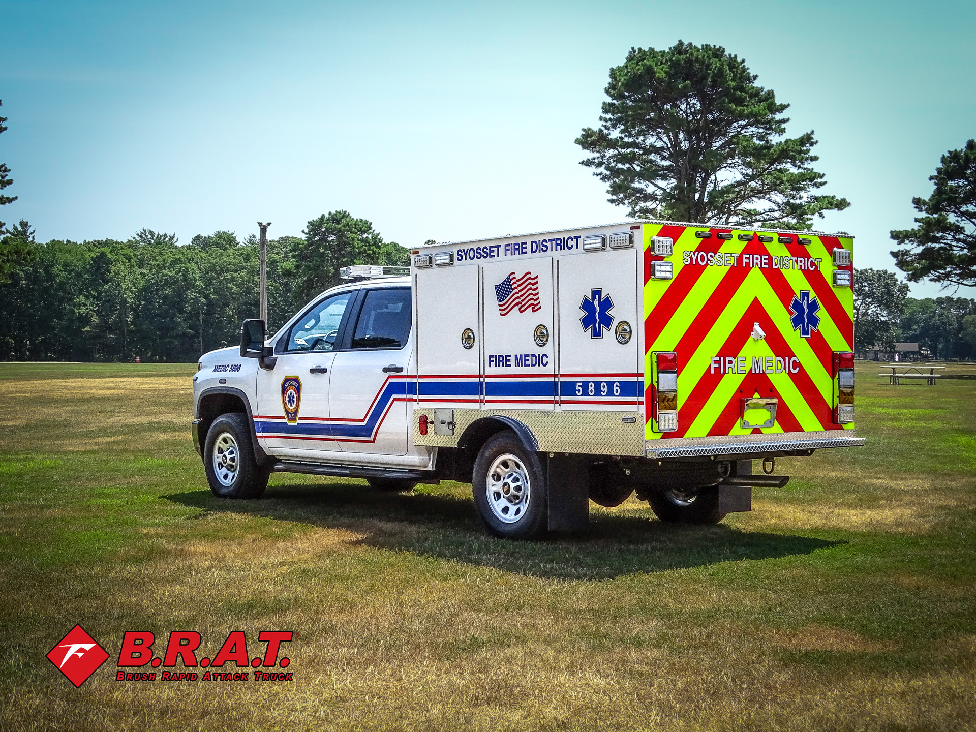 B.R.A.T. Truck Delivery for Syosset FD