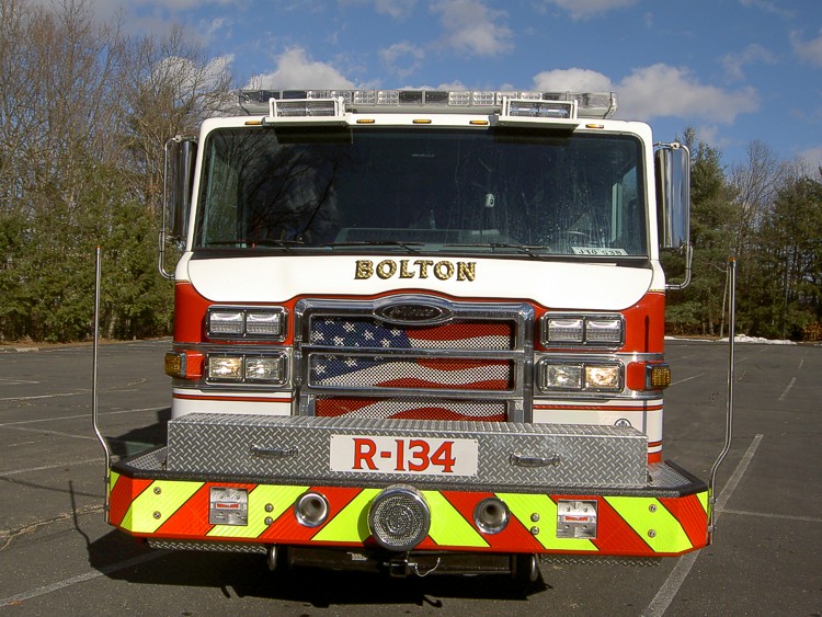 Truck Delivery for Bolton Fire Department
