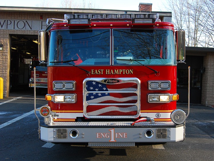 Truck Delivery for East Hampton Volunteer Fire Department