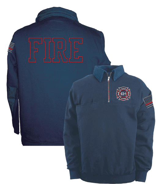 Aberdeen Denim Collar Work Shirt Firemen Clothing