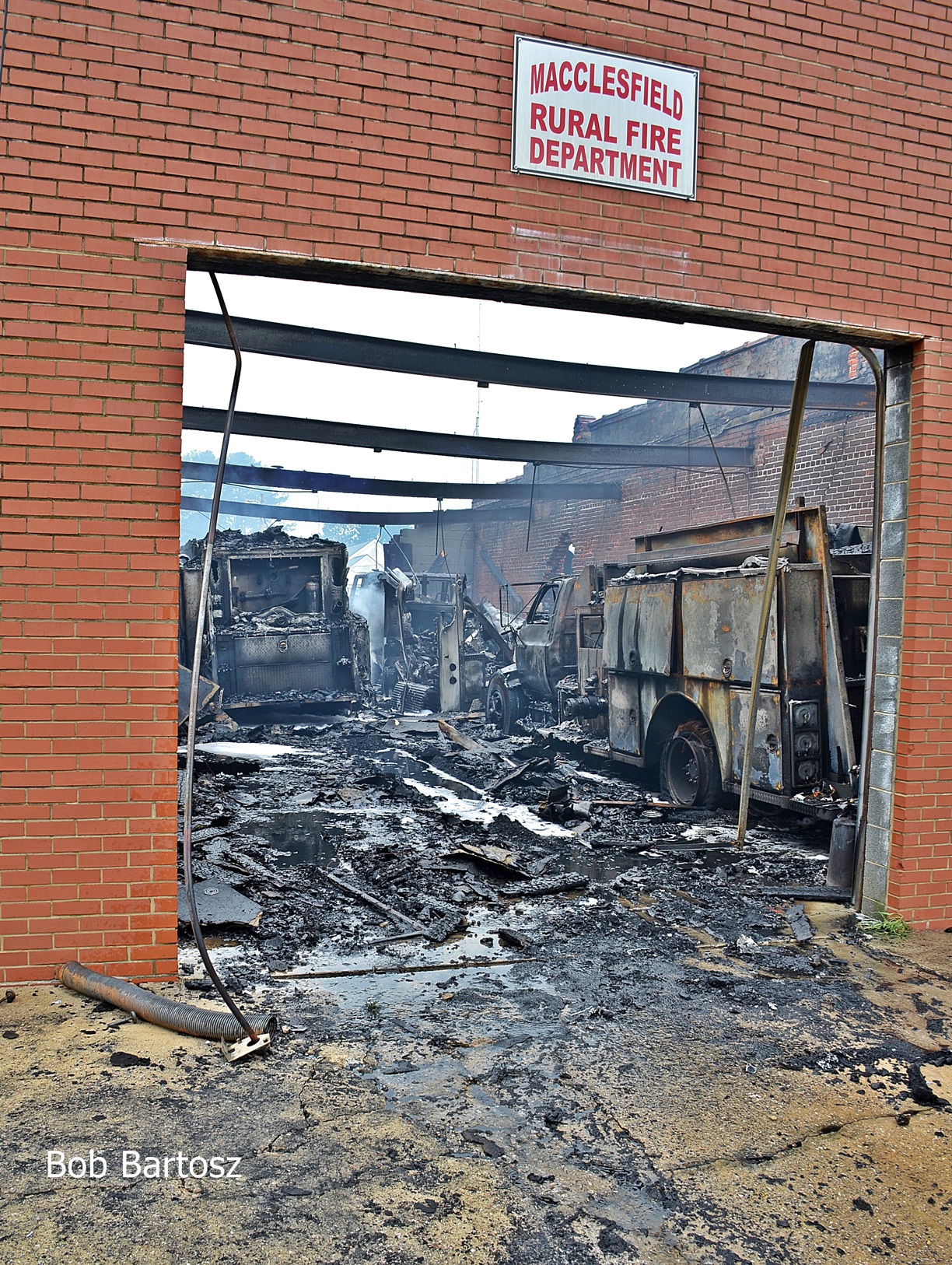 Macclesfield NC Fire House Destroyed Along with all Apparatus Fire News