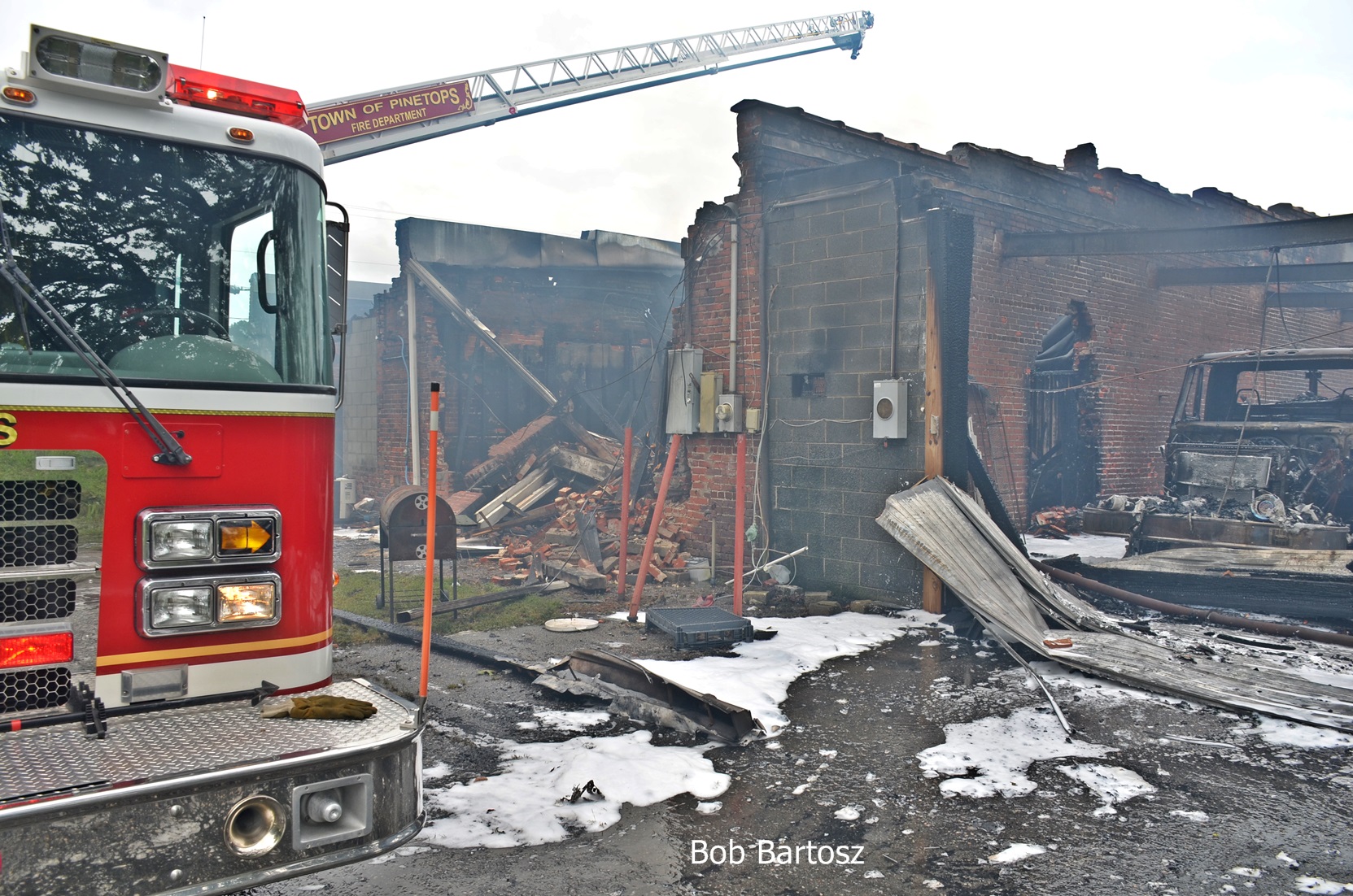 Macclesfield NC Fire House Destroyed Along with all Apparatus Fire News