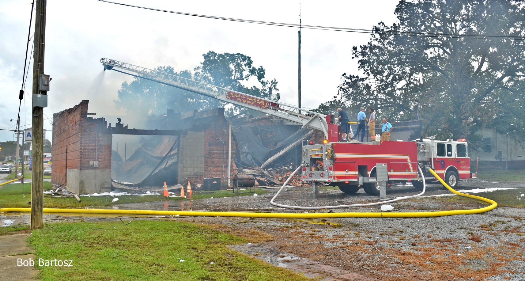 Macclesfield NC Fire House Destroyed Along with all Apparatus Fire News