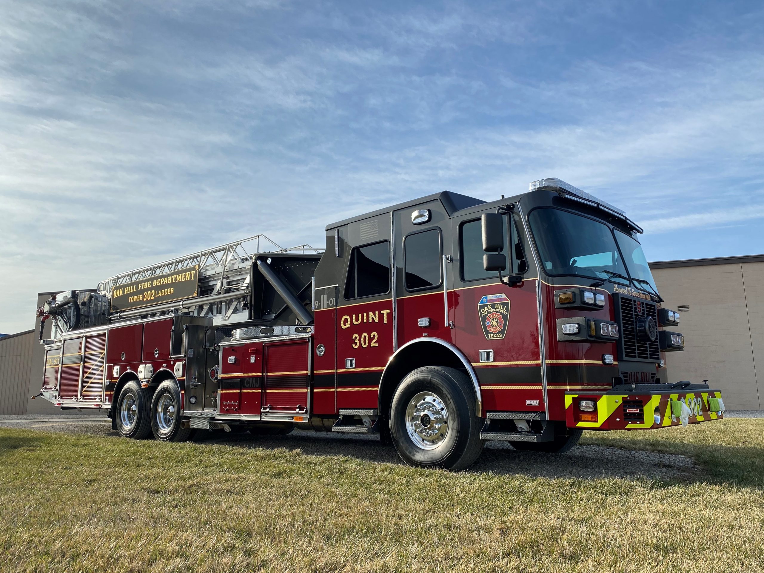 OAK HILL (TX) TAKES DELIVERY OF NEW SUTPHEN AERIAL Fire News