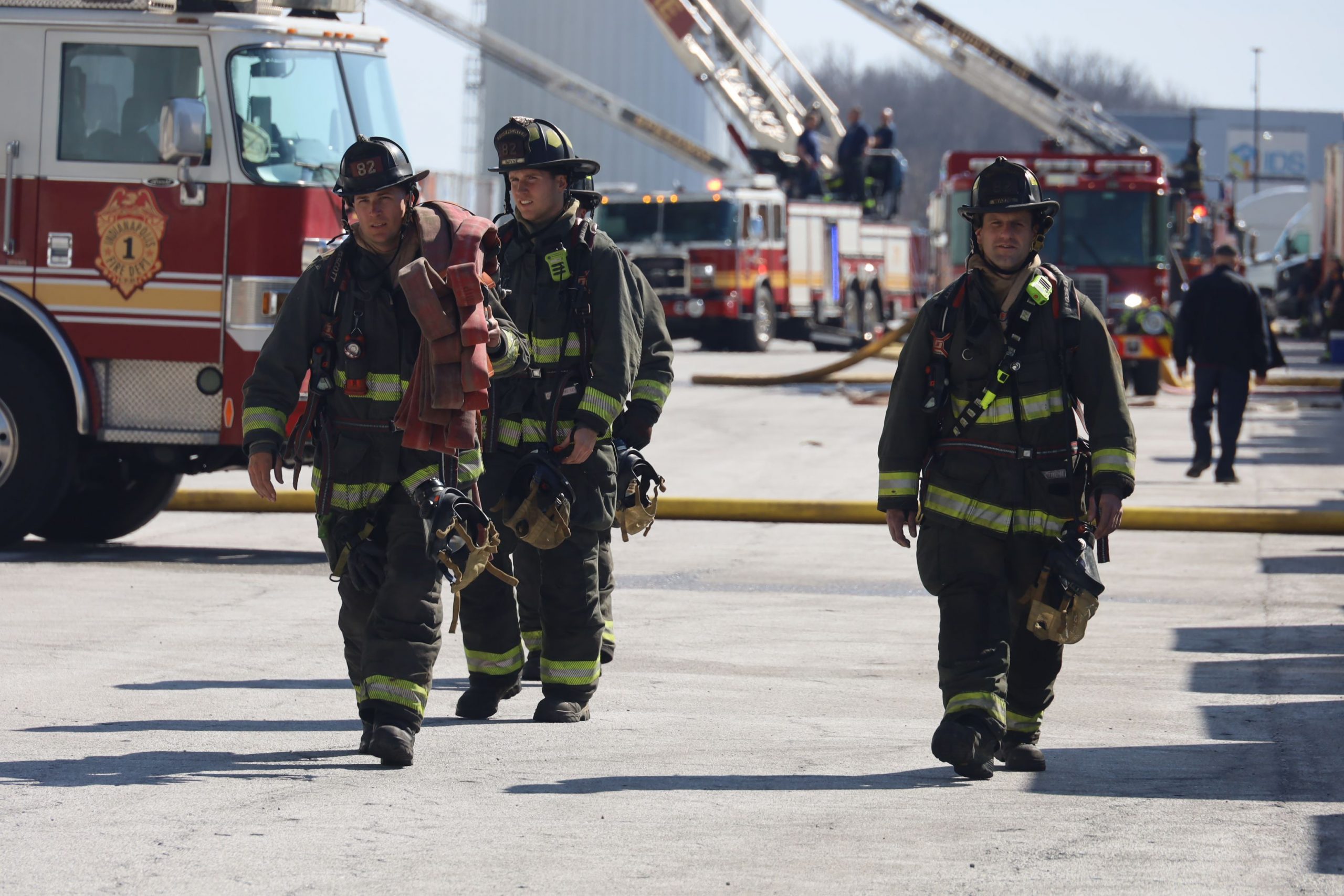 CREWS BATTLE MASSIVE BLAZE AT WALMART DISTRIBUTION CENTER IN PLAINFIELD