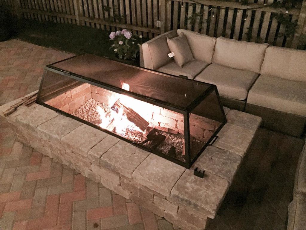Photos Of Custom Fire Pit Screens