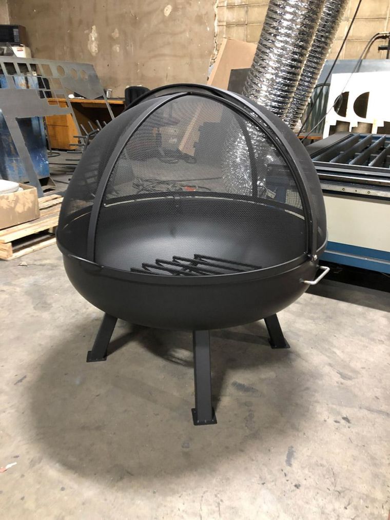 Pivot Model Fire Pit Screen 30" 45" Custom Made