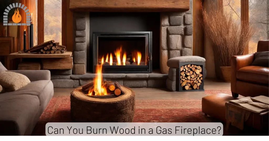 Can You Burn Wood in a Gas Fireplace? [You Can't] Learn Why