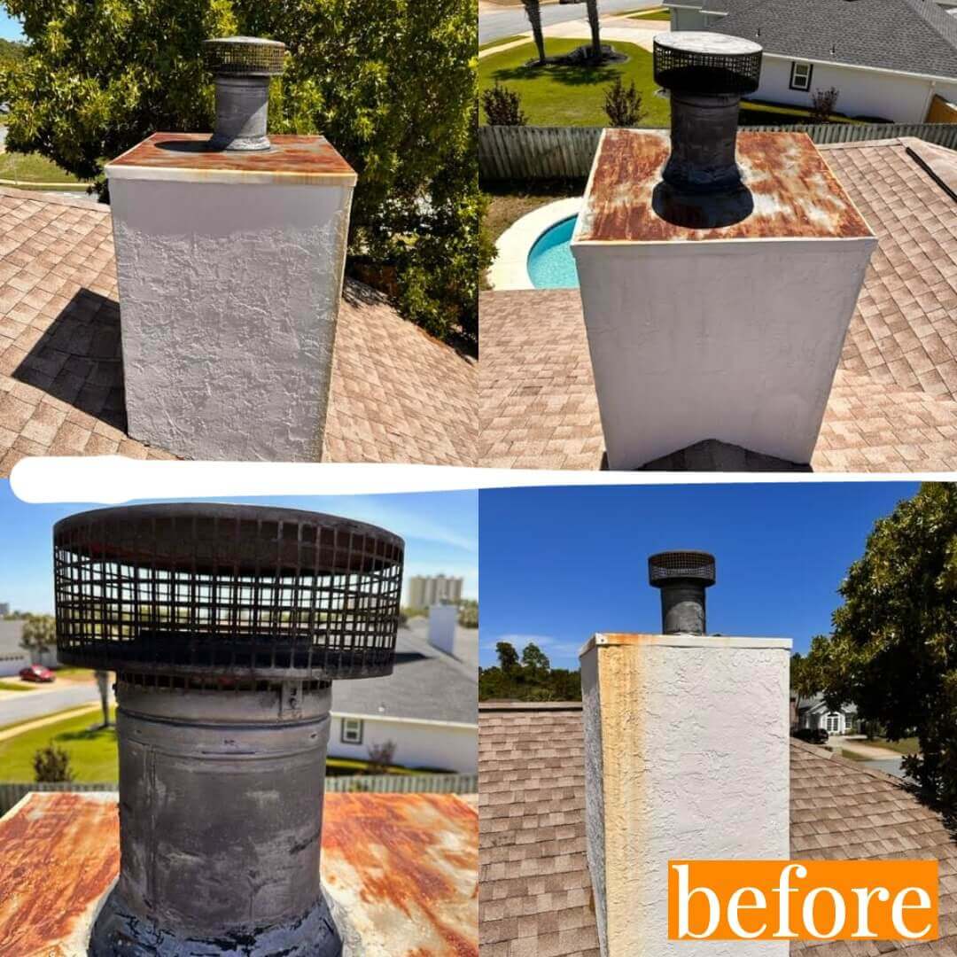 Chimney Repair Atlanta Before & After 7708036311
