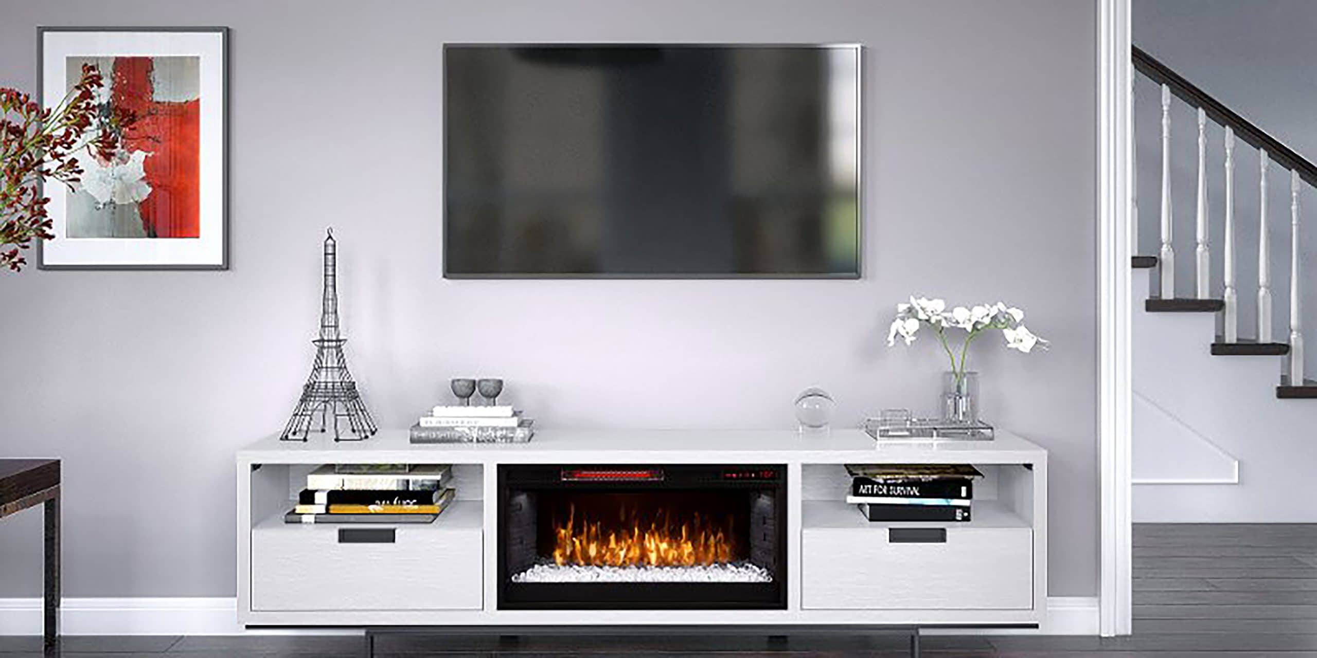 10 Amazing Freestanding White Electric Fireplace Review A Buying Guide