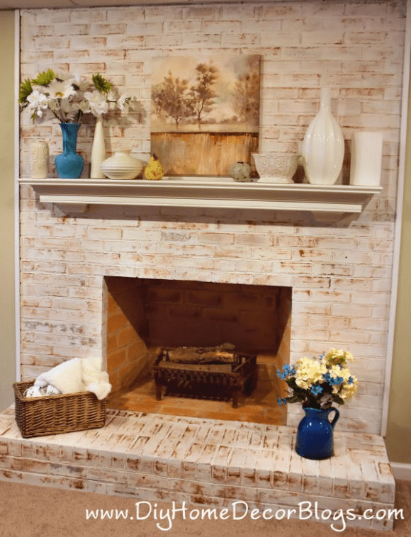 What Color Should I Paint My Brick Fireplace? Fireplace Painting