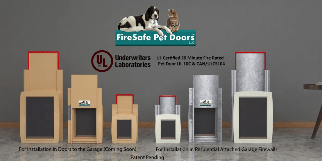 Install a Pet Door Dog Door or Cat Door to a Garage Must be Fire Rated
