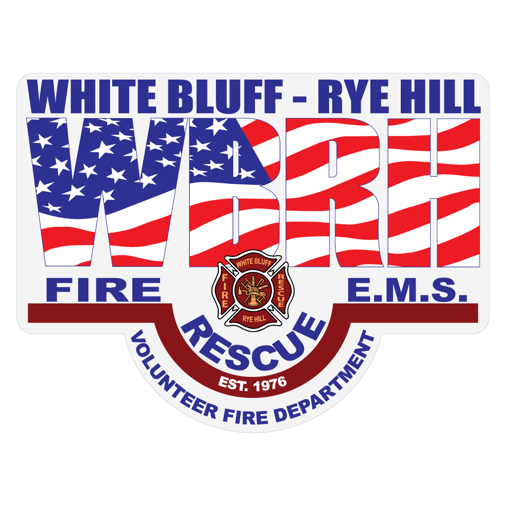 Custom Listing Dale S. White BluffRye Hill VFD Fire Safety Decals