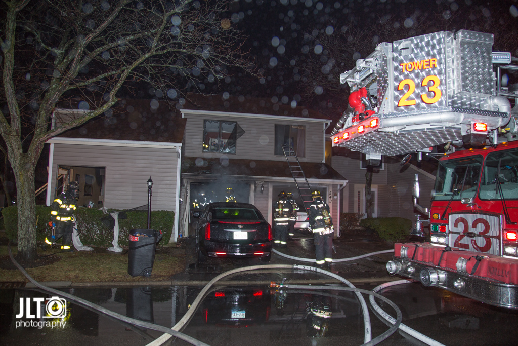 House fire in Carol Stream, IL January 20, 2017
