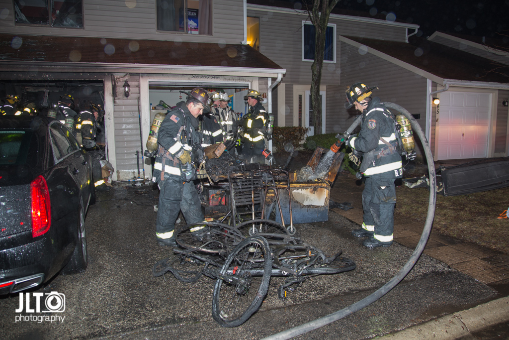 House fire in Carol Stream, IL January 20, 2017