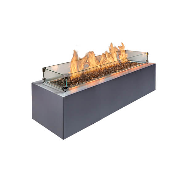 Fire Garden 72″ Complete Linear Fire Pit Fireside Hearth and