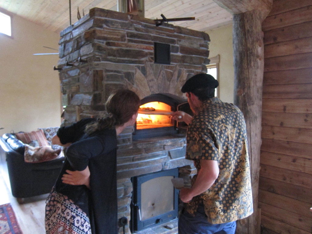 Ledge Stone Masonry Heater Near Eugene, Oregon Firespeaking