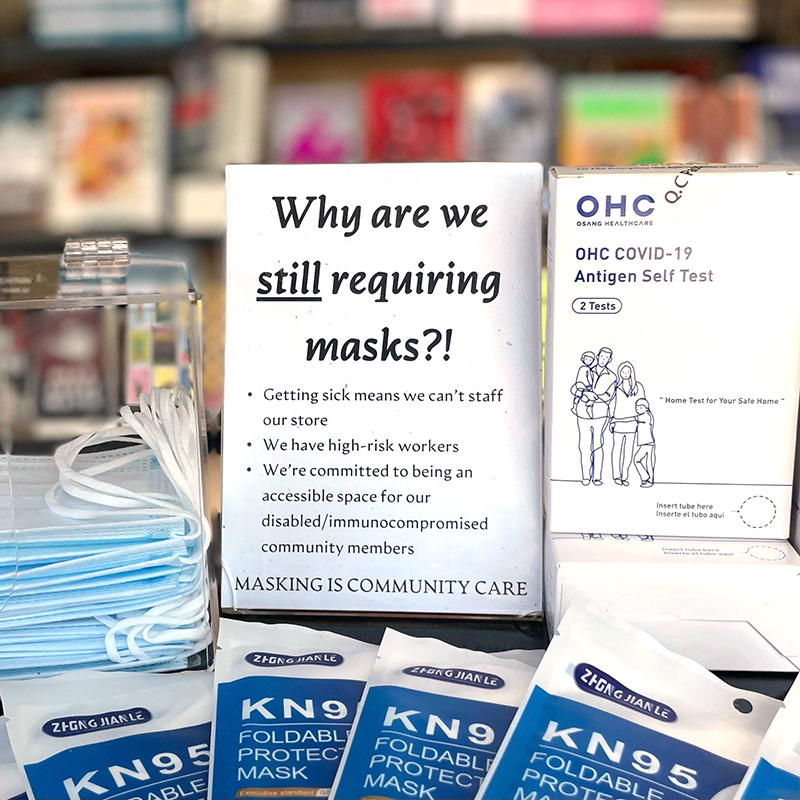 Yes, We Are Still Requiring Masks! Firestorm Books