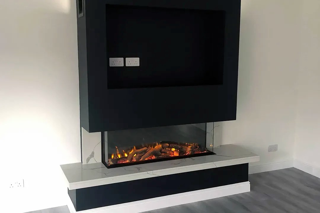 Media Wall Fireplace, Dundee Fire Surround Centres